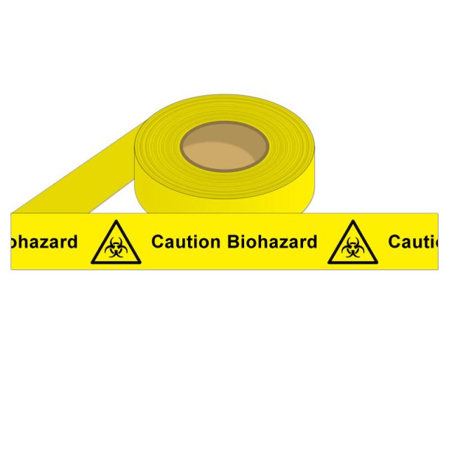 Barrier Tape - CAUTION BIOHAZARD