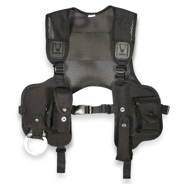 Police Issue Mini Vest - Black