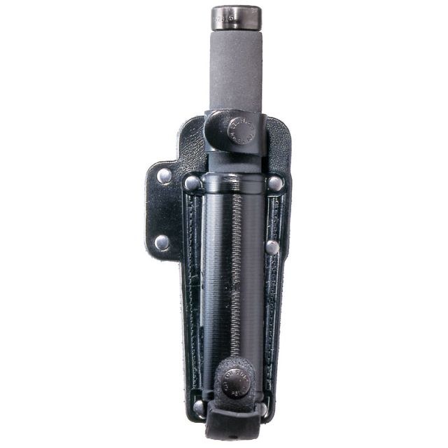 Leather 21&quot; Friction-Lock Baton Holder - Duty Belt