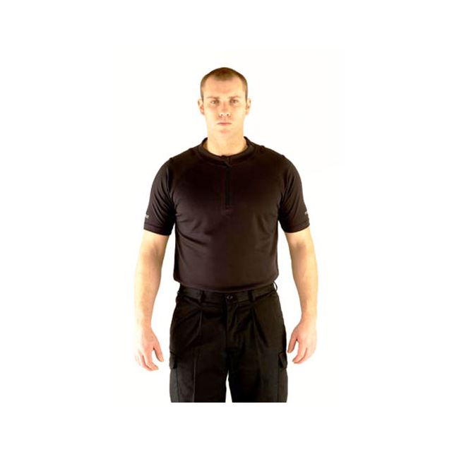 Mens Black Wicking Police Shirt