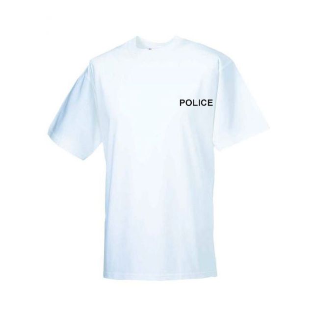 Police Branded T-Shirt - White