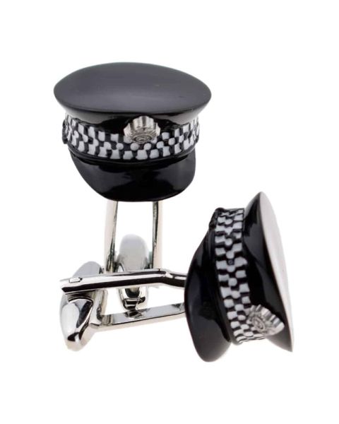 Cufflinks - Police Officer Caps